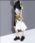 Split Abstract Art Dress